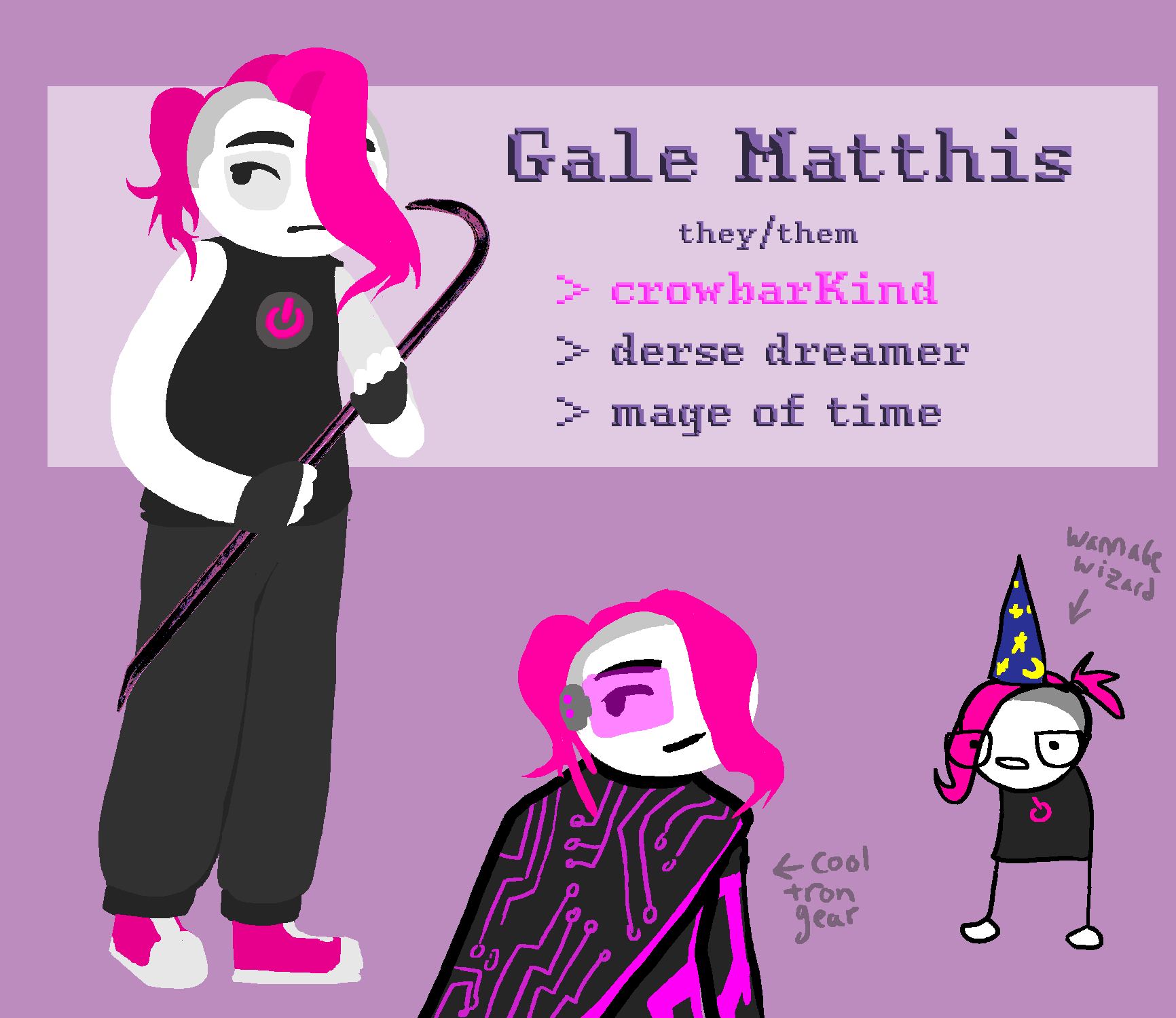 Homestuck Fankid HS style ref sheet gif