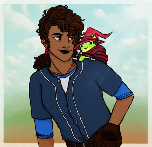 "Lined style" Jaylen and Chorby from Blaseball